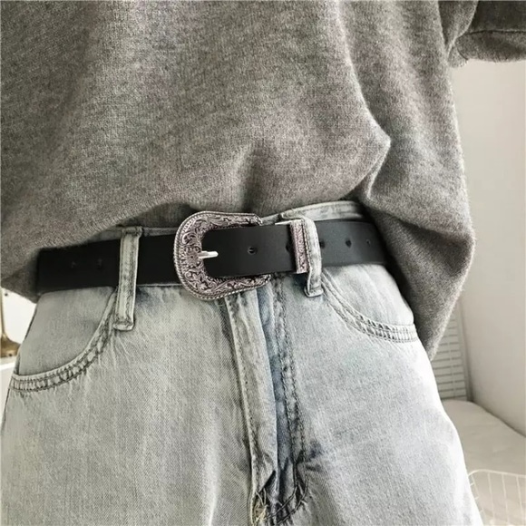 RA18SHOP | Accessories | New Western Belt Buckle Black Best Seller ...